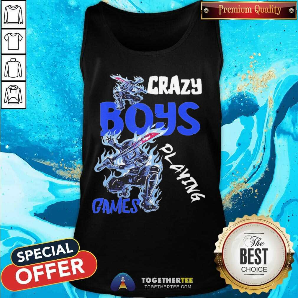 Top Crazy Boys Playing Games Console Player Pc Computer Gaming Us 2021 Shirt
