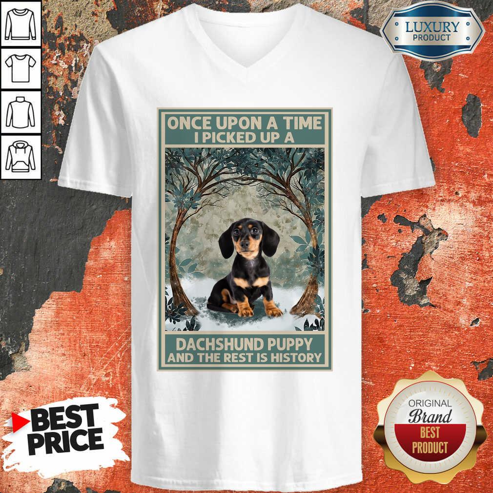 Top Dachshund The Rest History Poster Shirt
