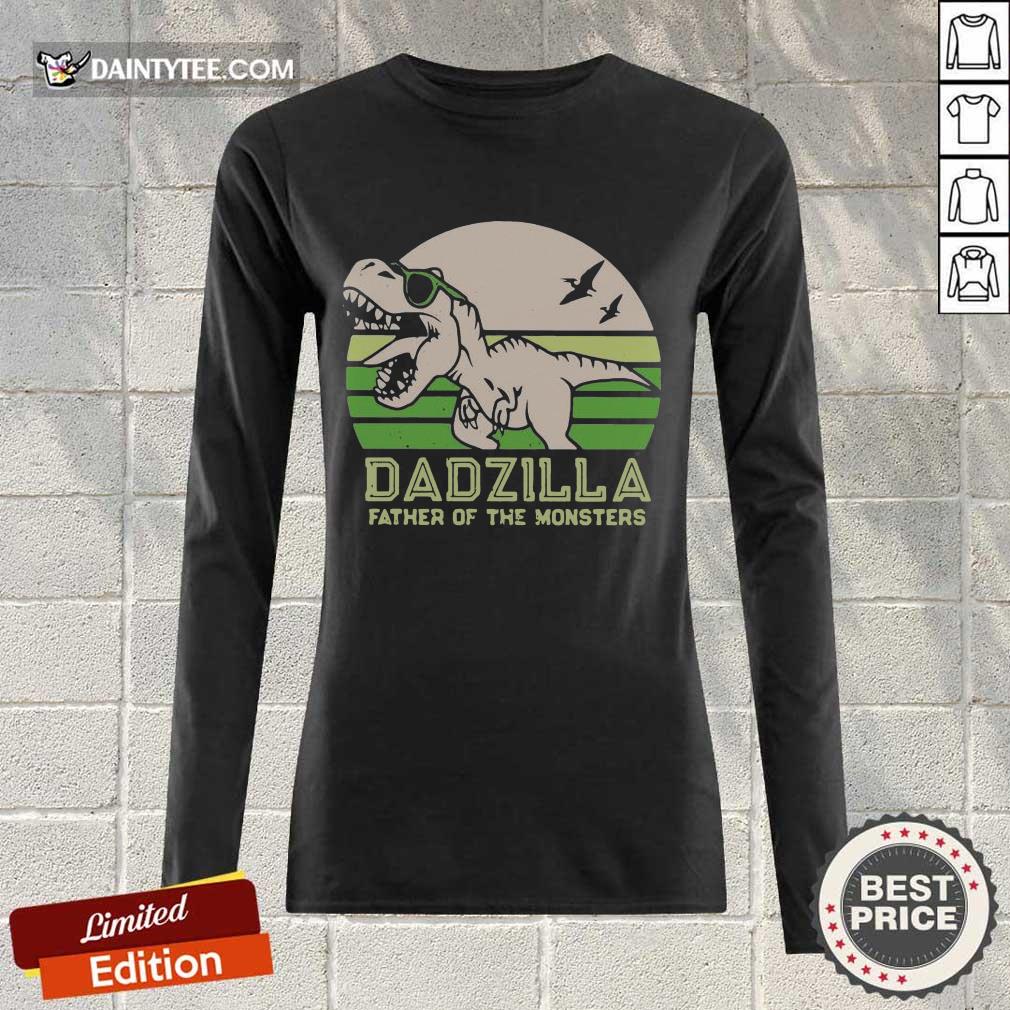 Top Dinosaurs Dadzilla Father Of The Monsters Vintage 3 Shirt