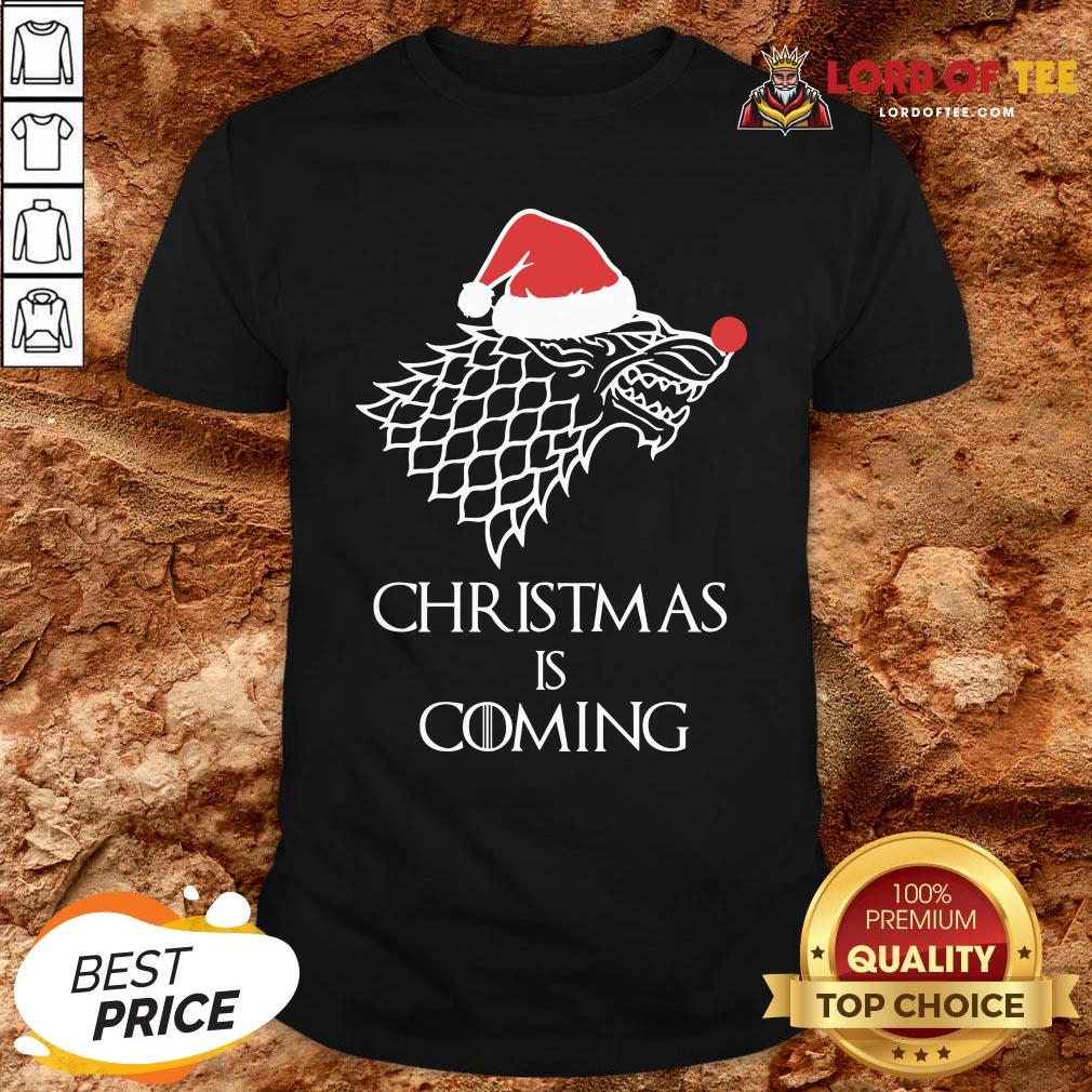 Top Game Of Thrones Inspired Adults Winter Is Coming Novelty Christmas Shirt