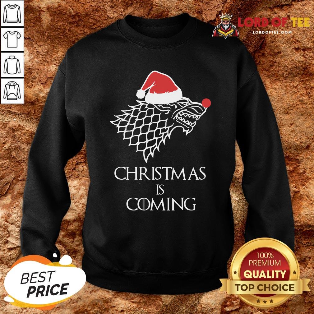 Top Game Of Thrones Inspired Adults Winter Is Coming Novelty Christmas Shirt