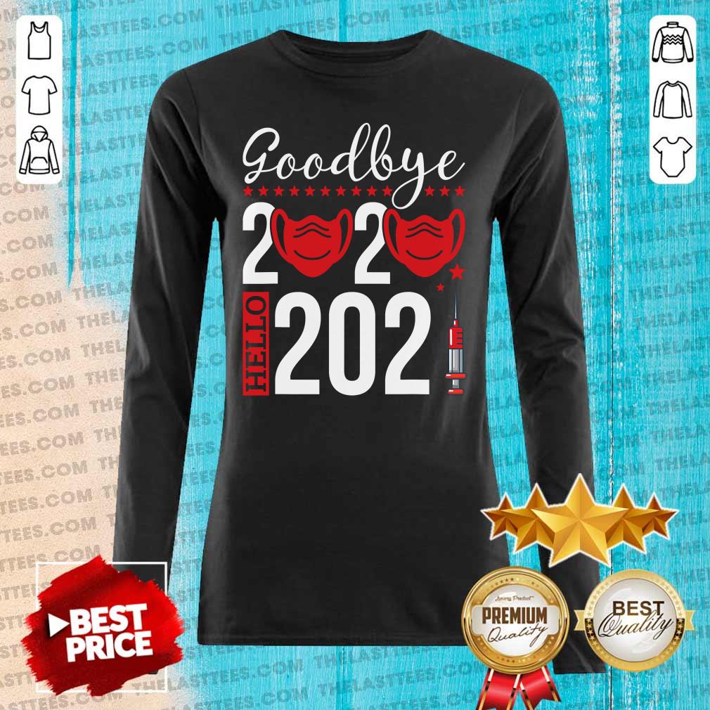 Top Goodbye 2020 Hello 2021 Mask vaccine -Happy New Year Eve Shirt