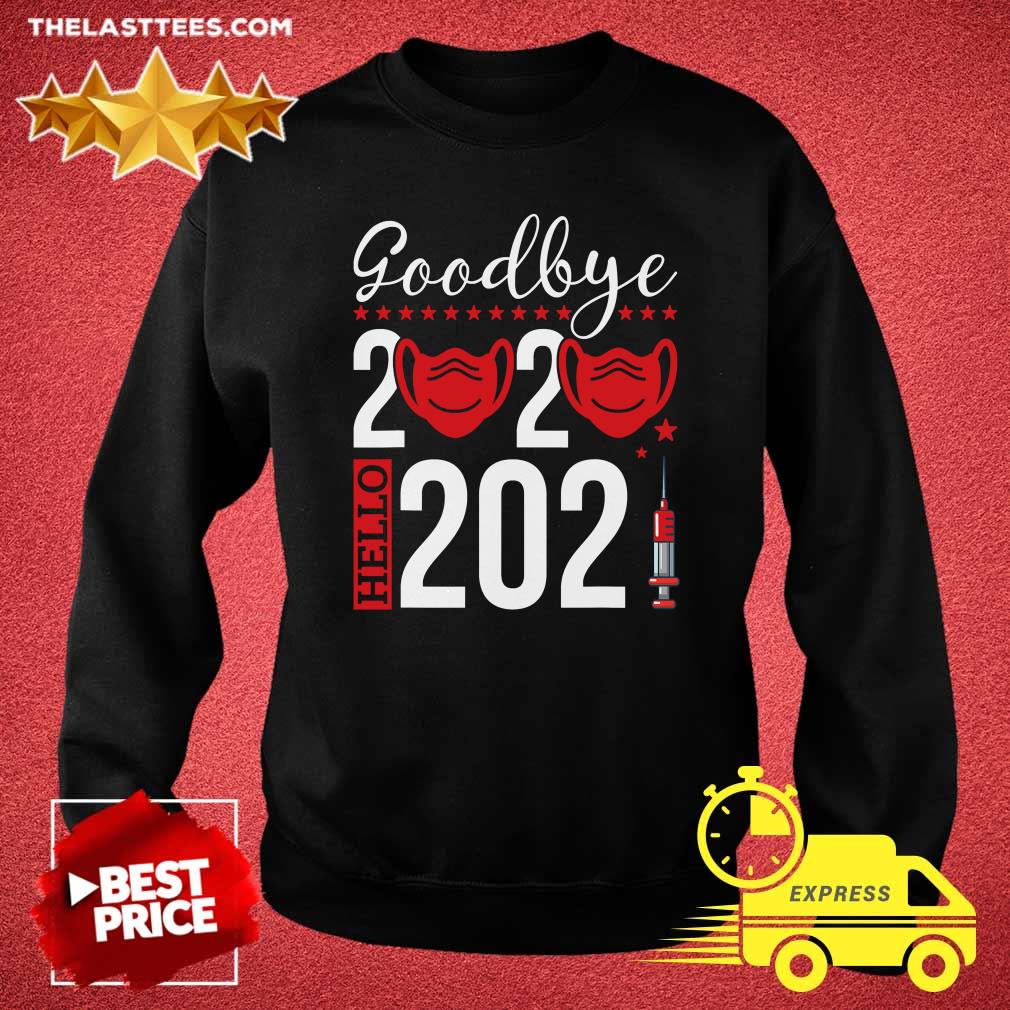 Top Goodbye 2020 Hello 2021 Mask vaccine -Happy New Year Eve Shirt