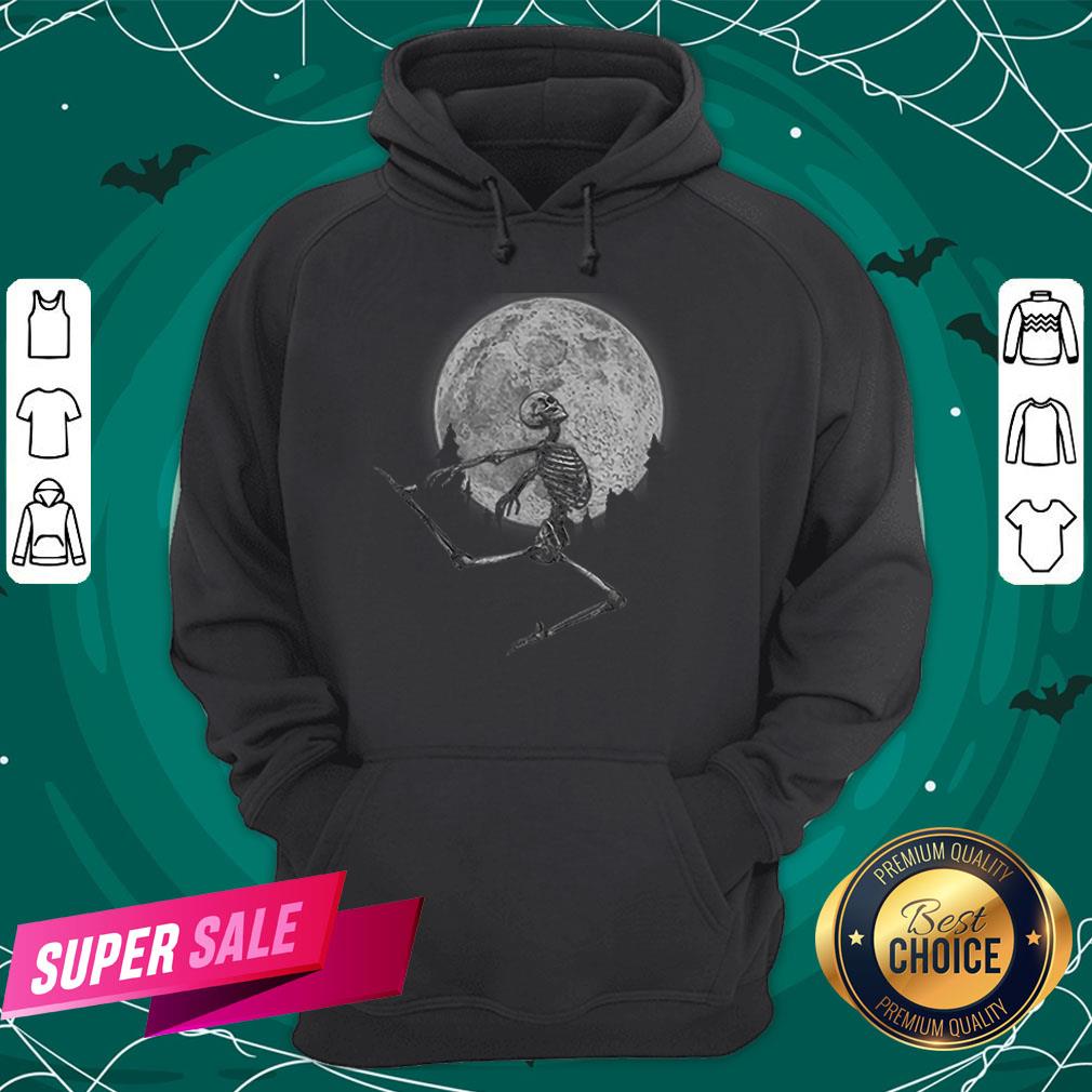 Top Halloween Dancing Ballet Skeleton Dancing Shirt