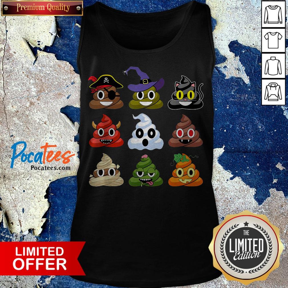 Top Halloween Poop Emojis Shirt