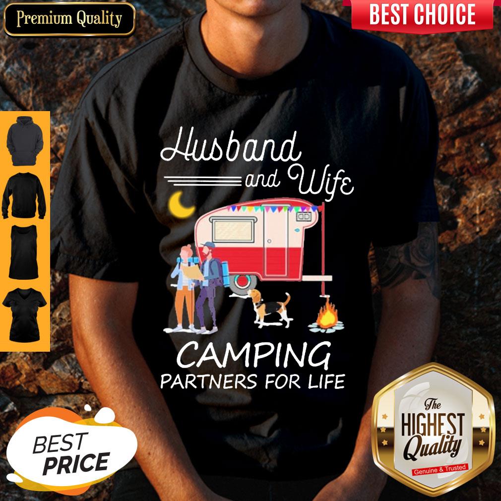 Top Husband And Wife Camping Partners For Life Shirt