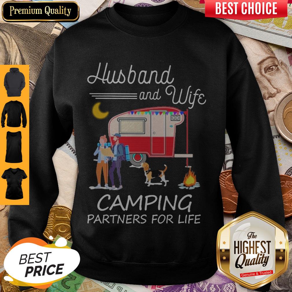 Top Husband And Wife Camping Partners For Life Shirt