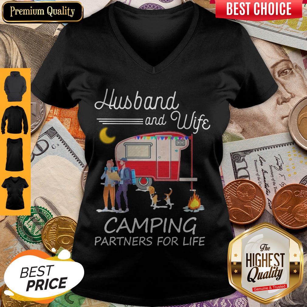 Top Husband And Wife Camping Partners For Life Shirt