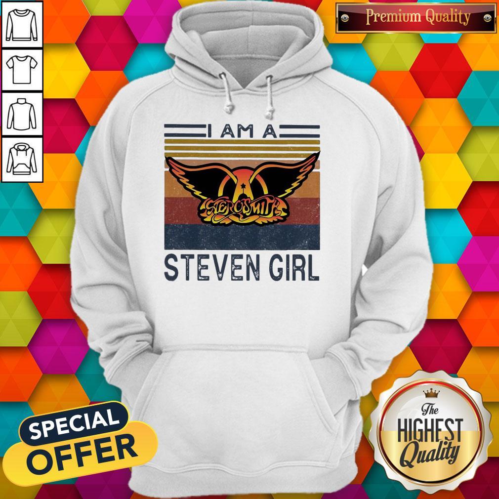 Top I Am A Aerosmith Steven Girl Vintage Shirt