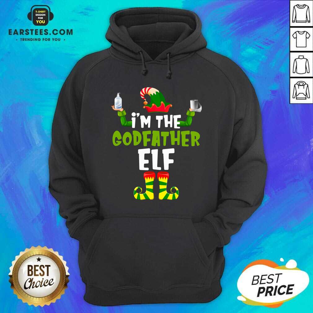 Top Im The Godfather Elf Quarantine Matching Christmas Shirt