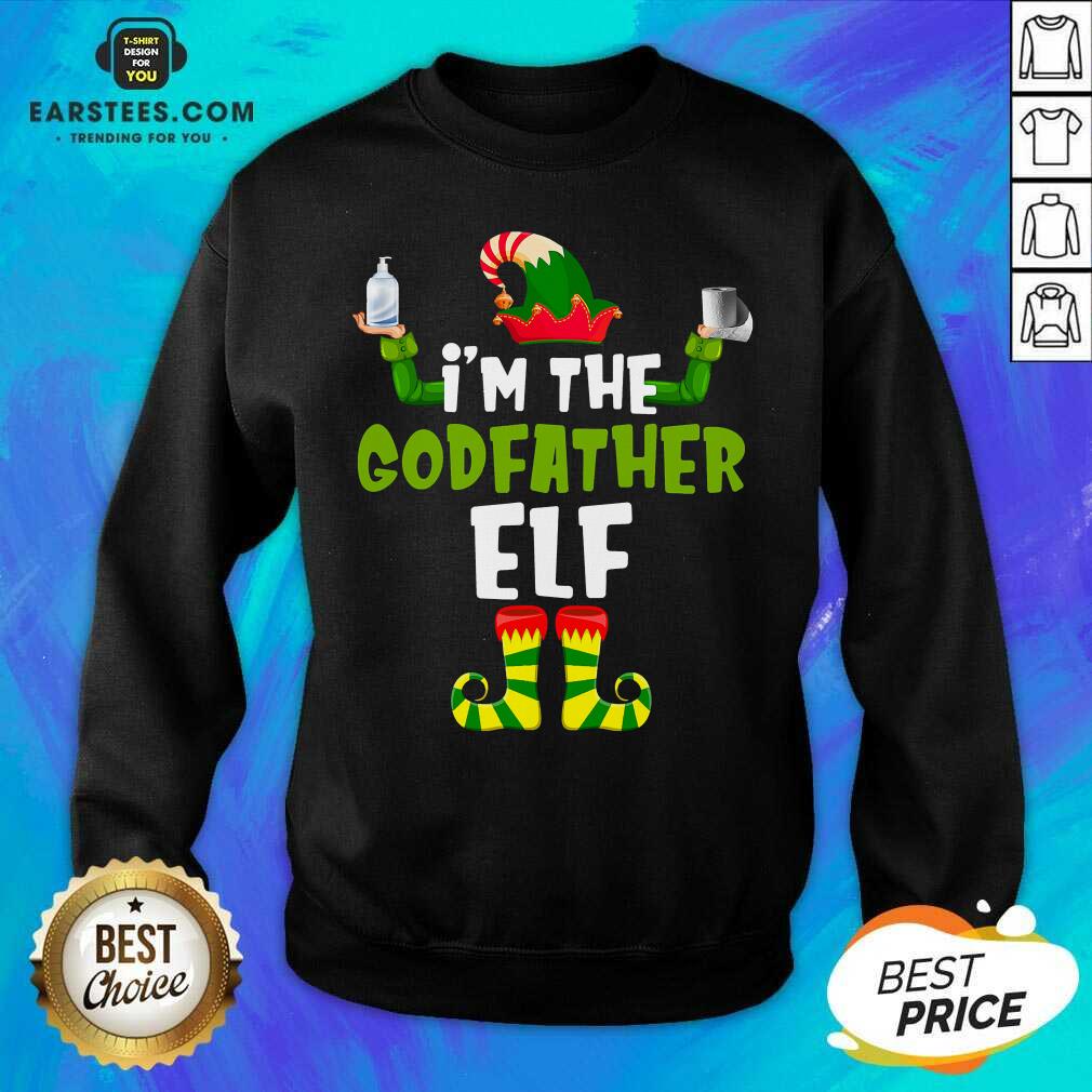 Top Im The Godfather Elf Quarantine Matching Christmas Shirt