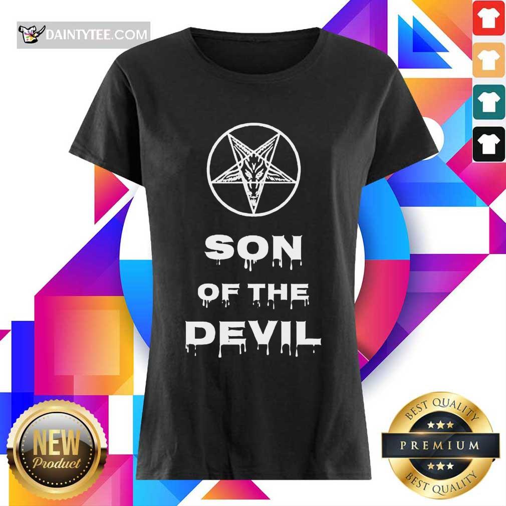 Top Inverted Pentagram Son Of The Devil Shirt