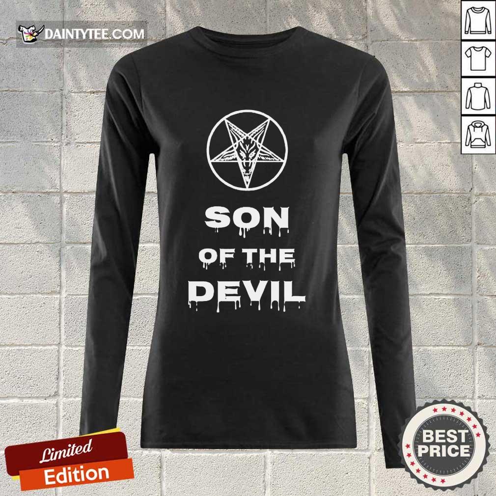 Top Inverted Pentagram Son Of The Devil Shirt