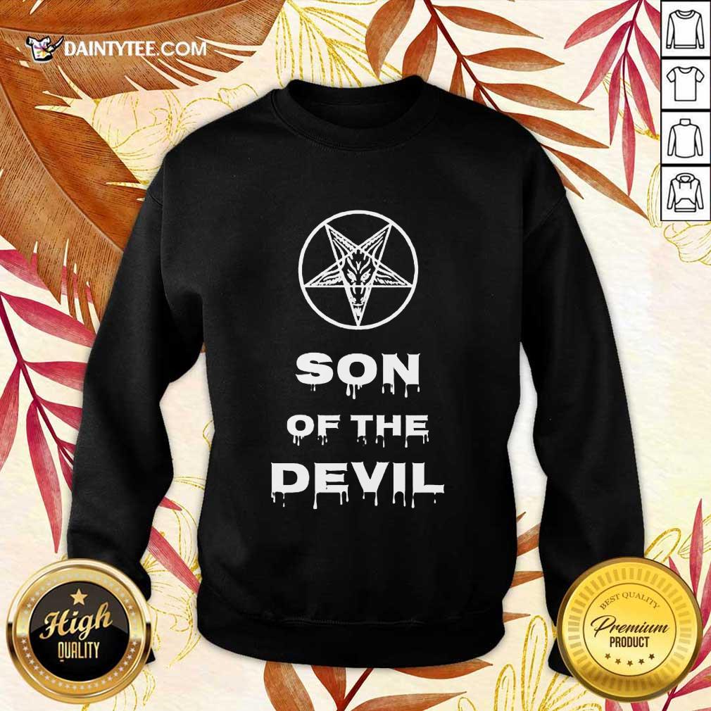 Top Inverted Pentagram Son Of The Devil Shirt