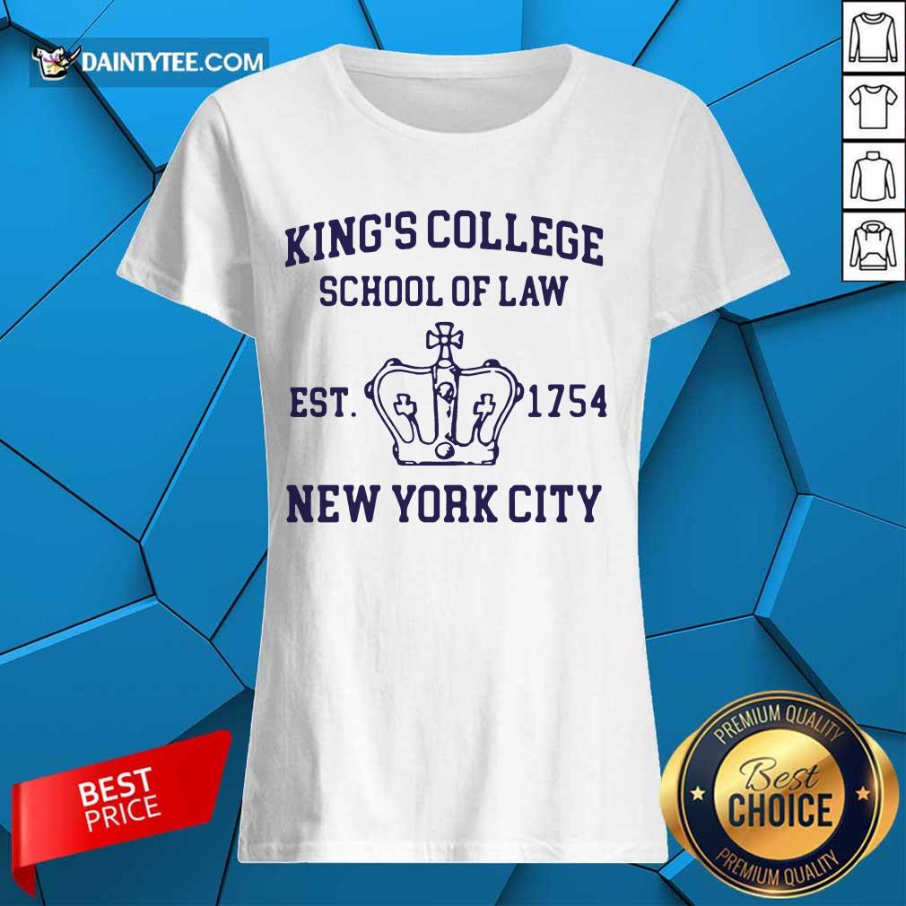 Top Kings College School Of Law Est 1954 New York City Shirt