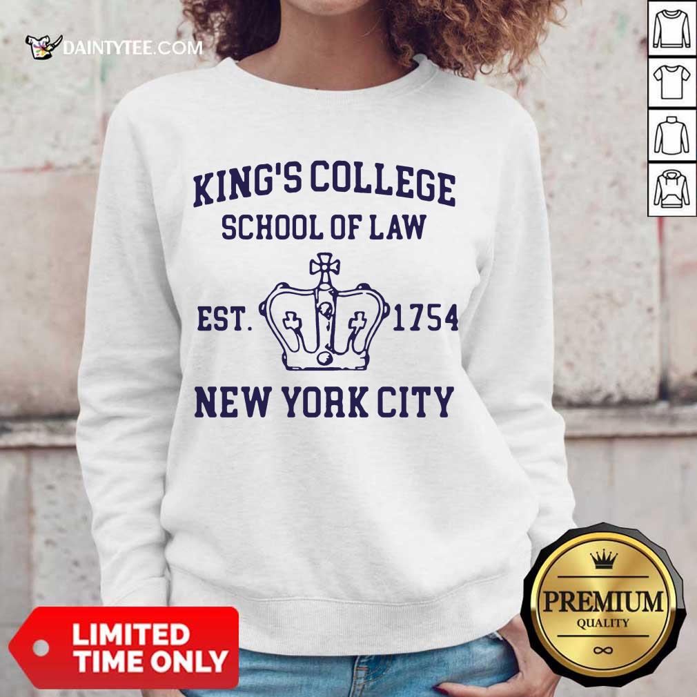 Top Kings College School Of Law Est 1954 New York City Shirt