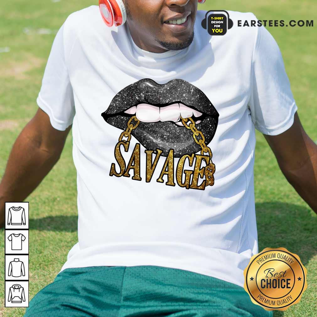Top Lip Savage Black Woman Shirt