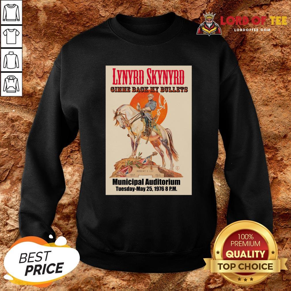 Top Lynyrd Skynyrd Gimme Back My Bullets Municipal Auditorium Shirt