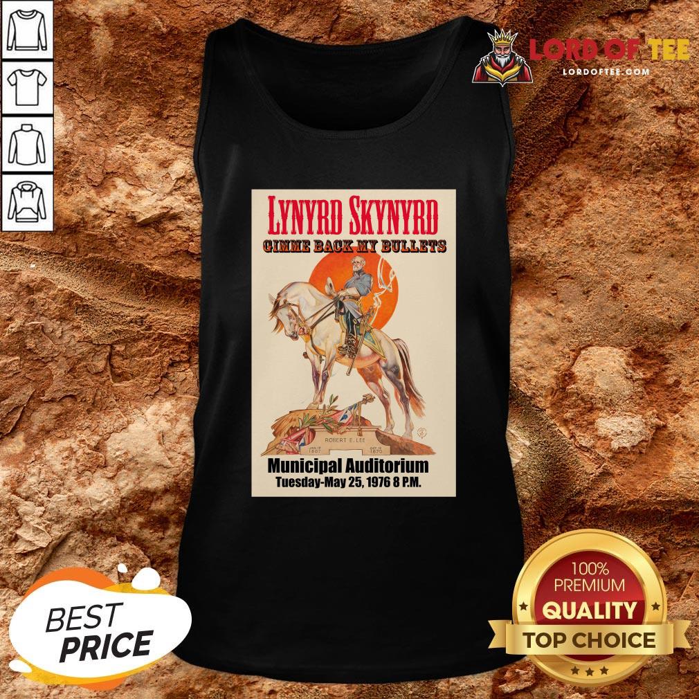 Top Lynyrd Skynyrd Gimme Back My Bullets Municipal Auditorium Shirt