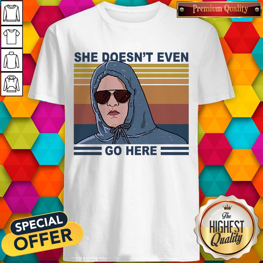 Top Mean Girls Damian She Doesn'T Even Go Here Vintage Shirt