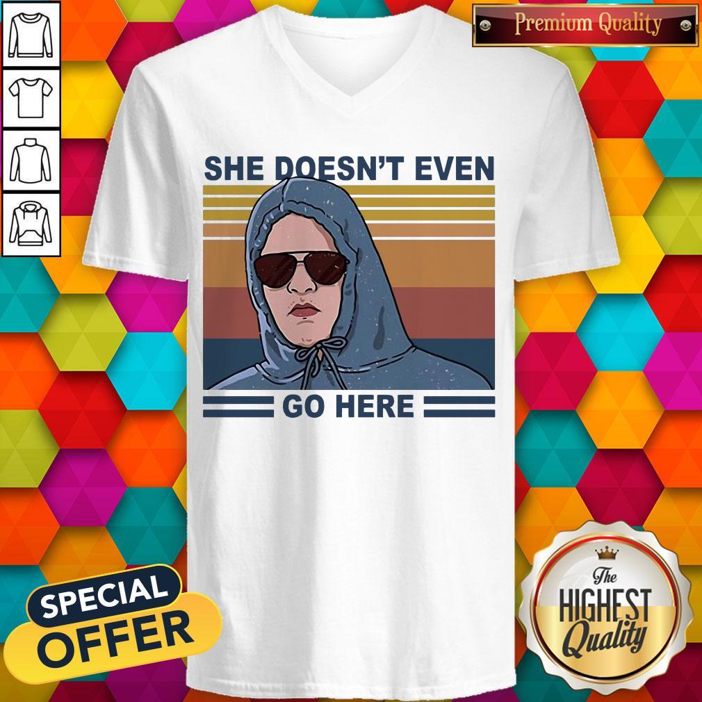 Top Mean Girls Damian She Doesn'T Even Go Here Vintage Shirt