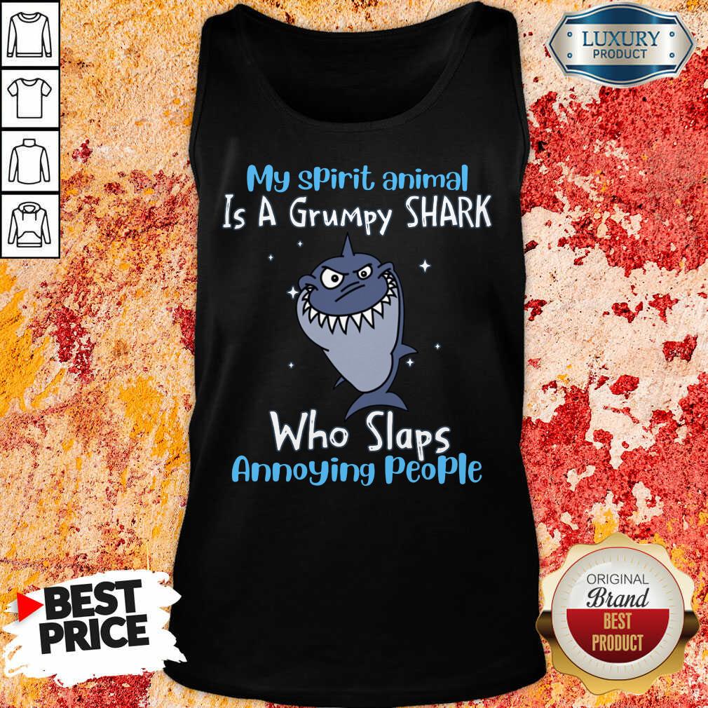 Top My Spirit Animal Is A Grumpy Shark Shirt