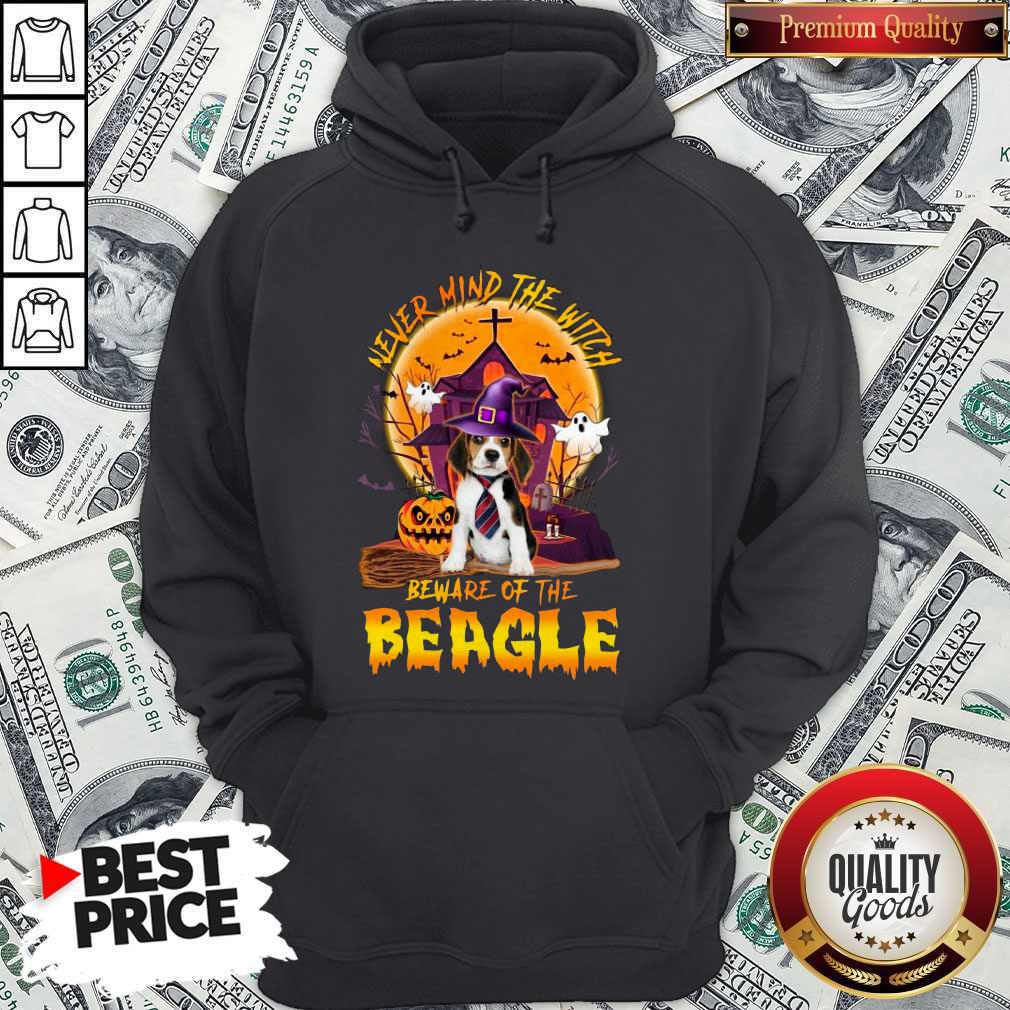 Top Never Mind The Witch Beware Of The Beagle Halloween Shirt