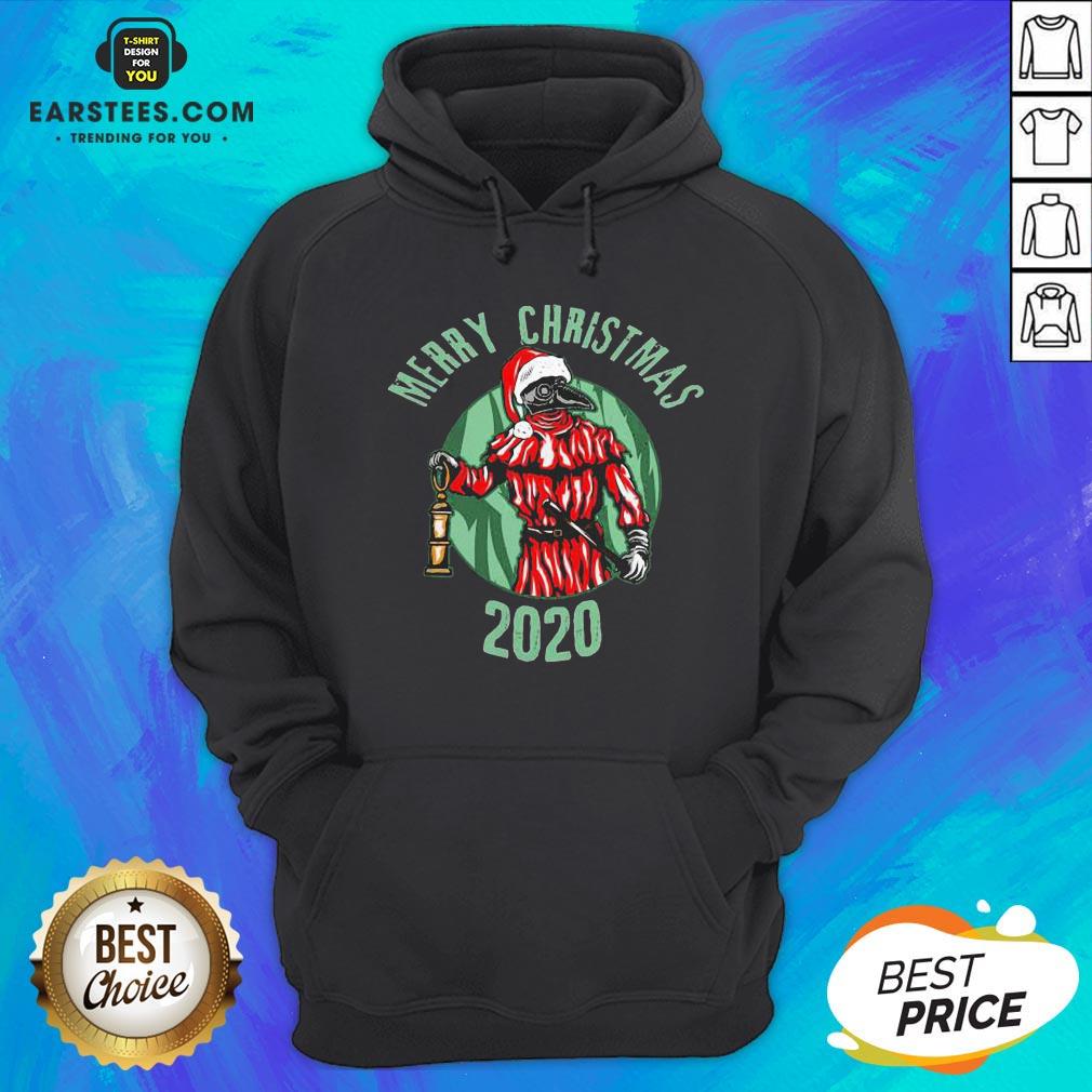 Top Santa Claus Plague Doctor Face Mask Christmas 2020 Shirt