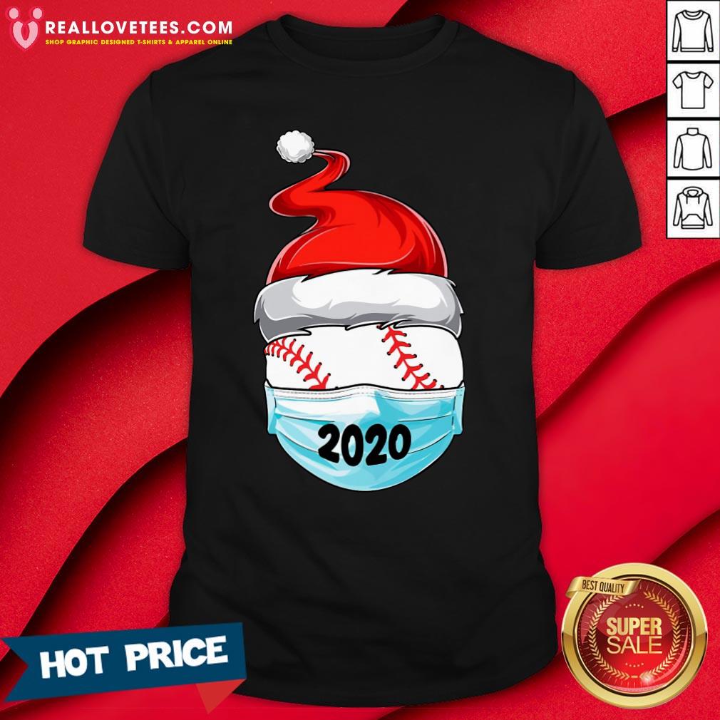Top Satan Baseball Face Mask 2020 Merry Christmas Shirt