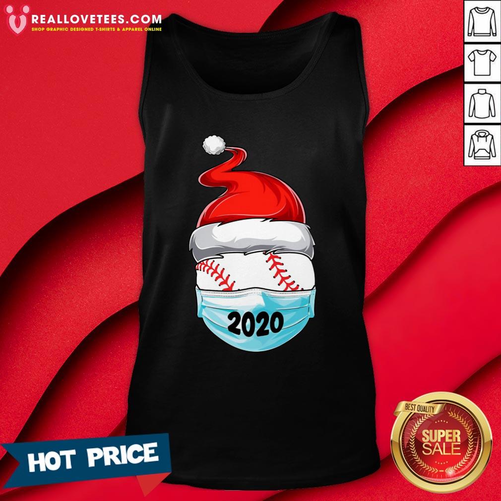 Top Satan Baseball Face Mask 2020 Merry Christmas Shirt