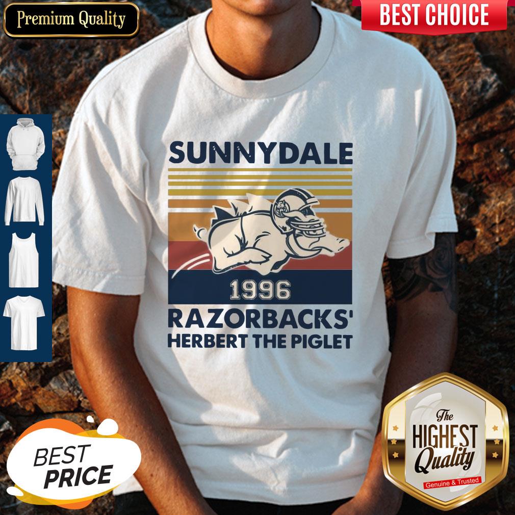 Top Sunnydale 1996 Razorbacks Herbert The Piglet Vintage Shirt