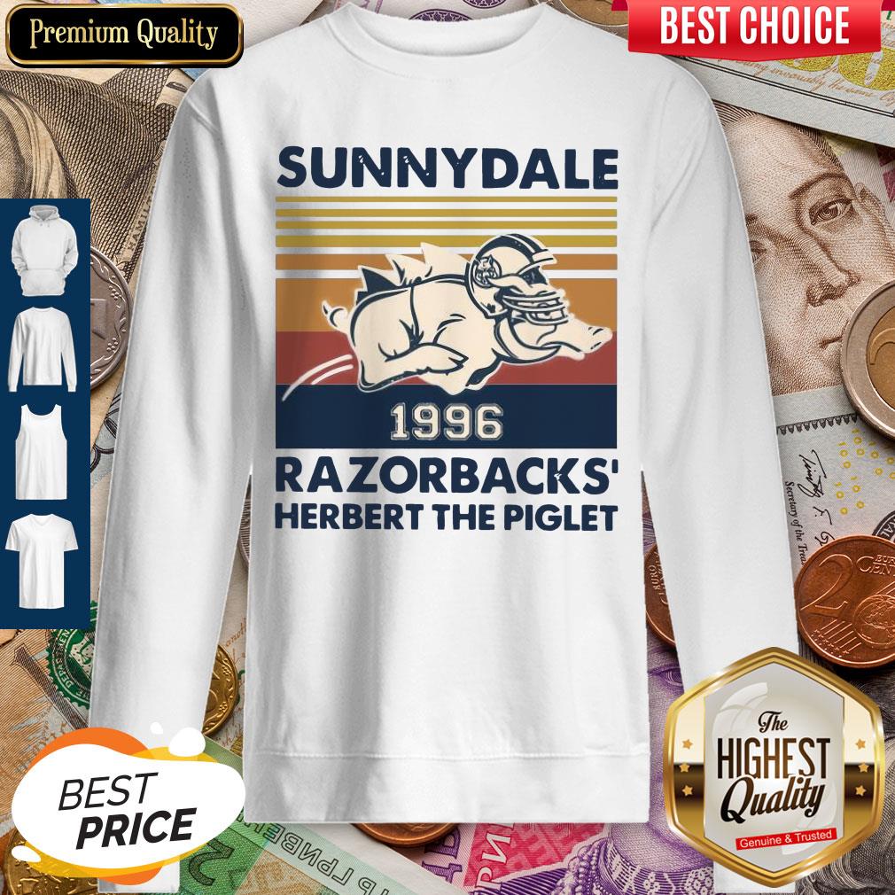 Top Sunnydale 1996 Razorbacks Herbert The Piglet Vintage Shirt