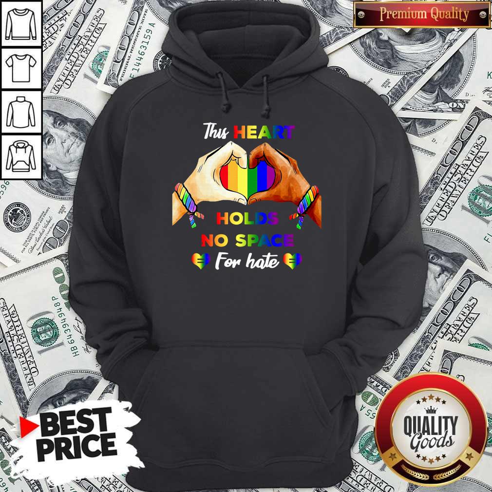 Top This Heart Holds No Space For Hate LGBT Shirt