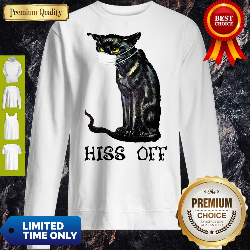 Pretty Black Cat Hiss Off Shirt