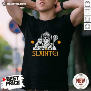 Good Slainte St Patricks Day Drinking Beer Lover Lucky Shamrock Shirt