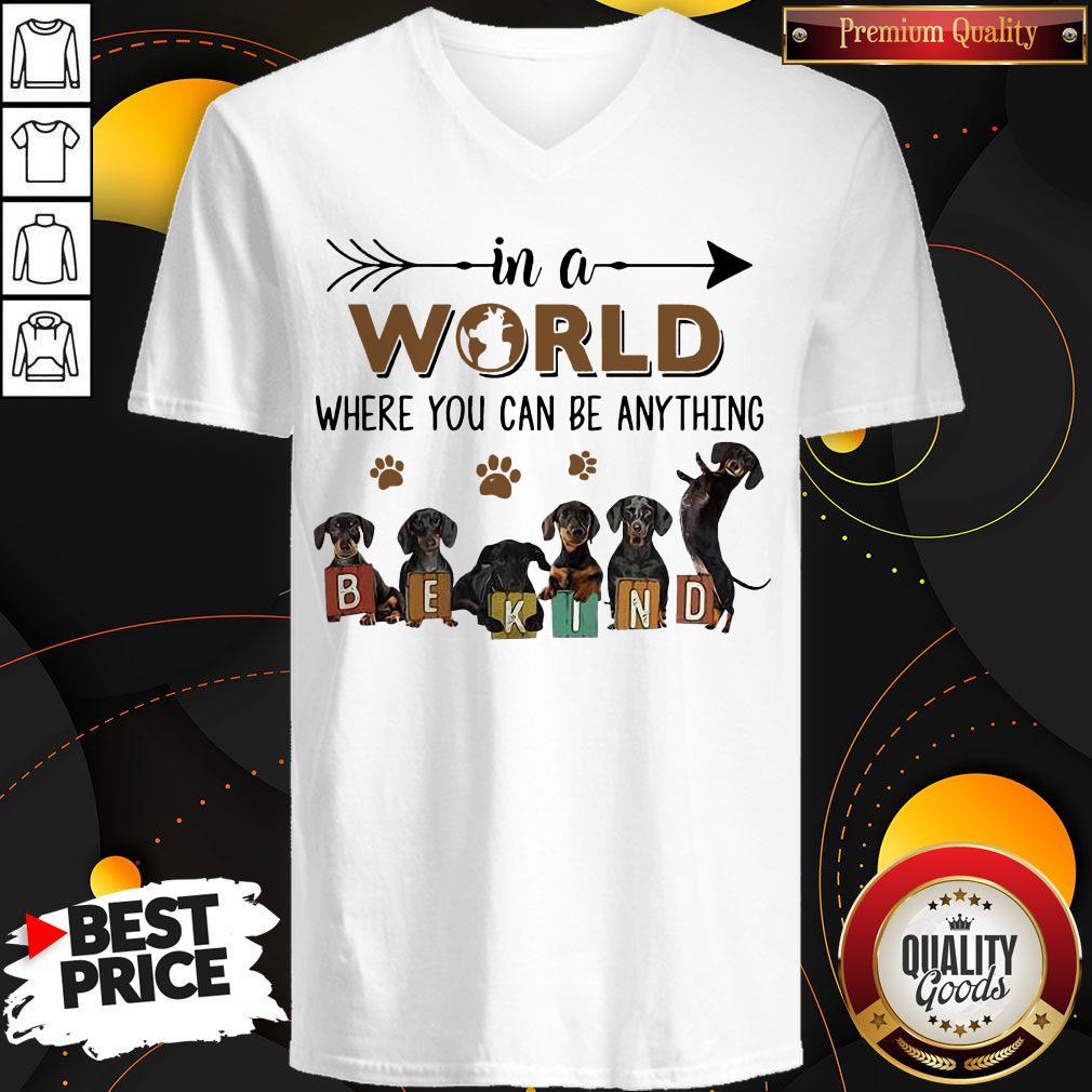 In A World Where You Can Be Anything Be Kind Shirt