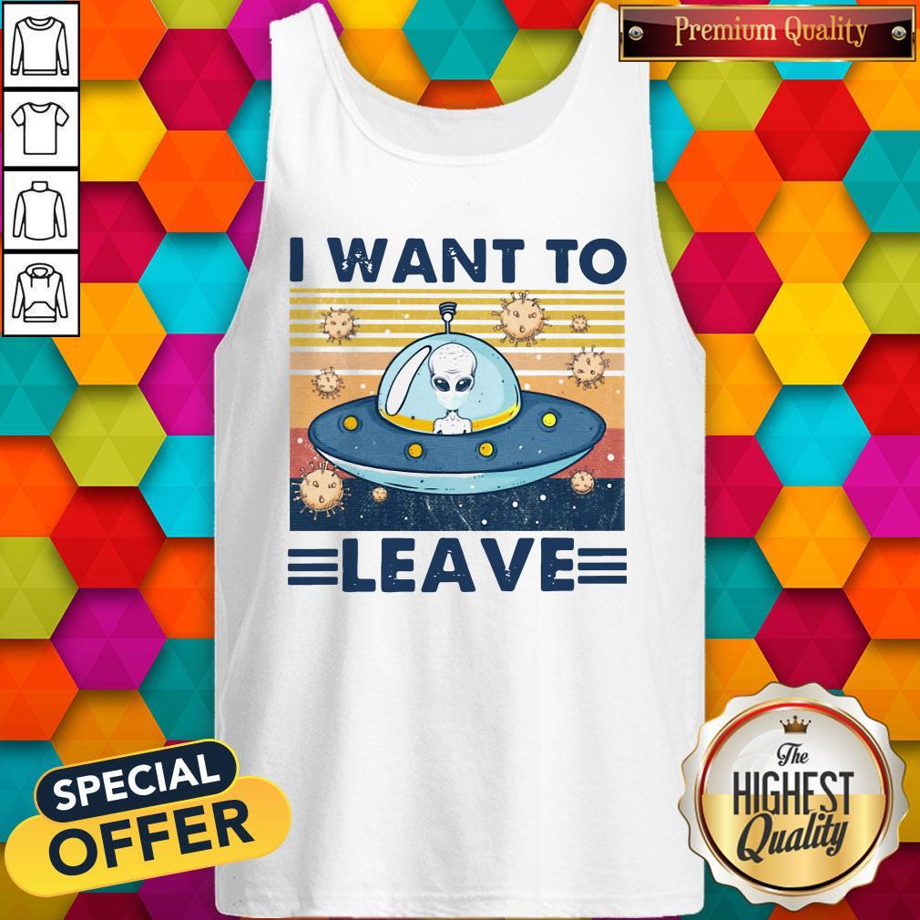 UFO I Want To Leave Vintage Shirt