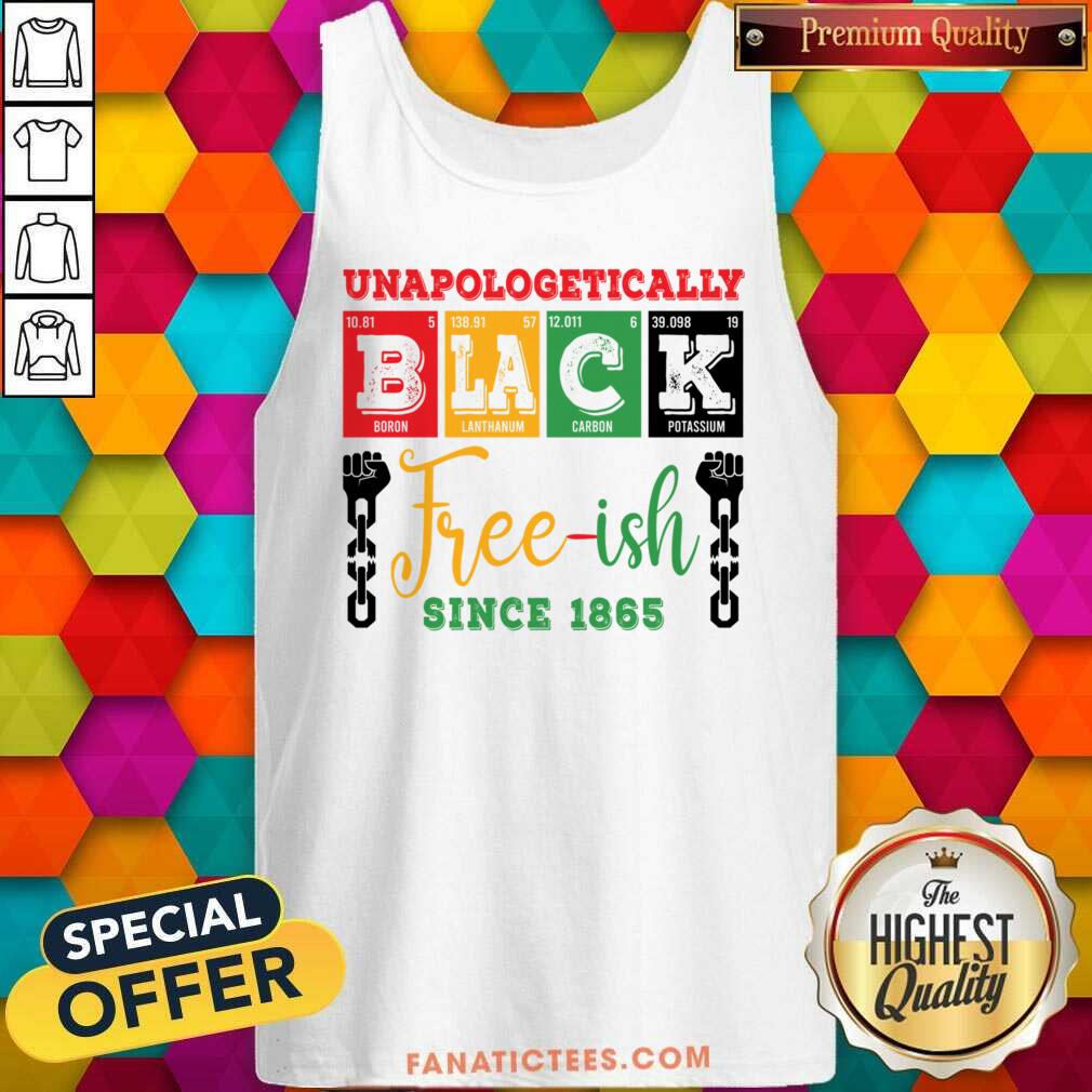 Unapologetically Black Freeish Since 1865 Shirt