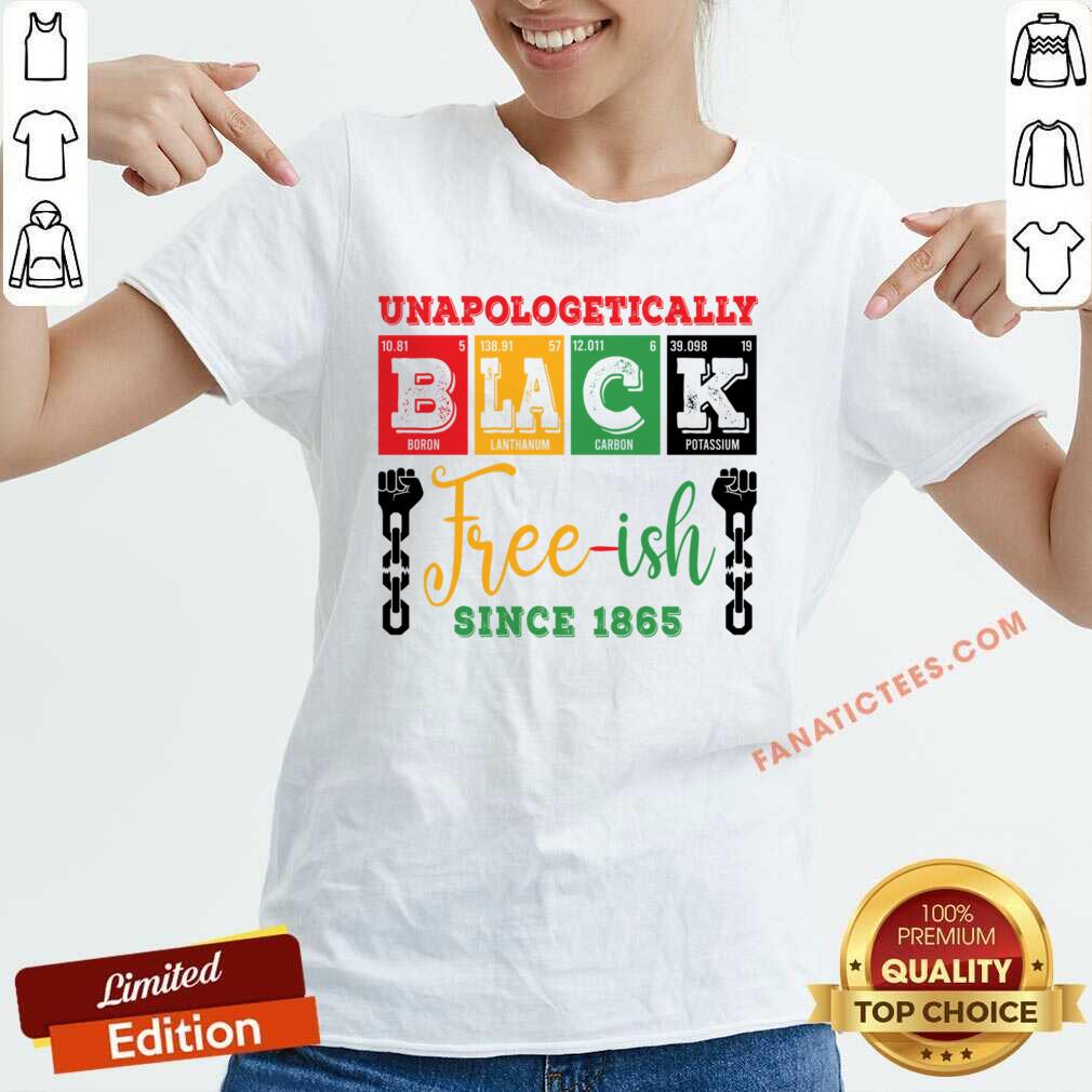 Unapologetically Black Freeish Since 1865 Shirt