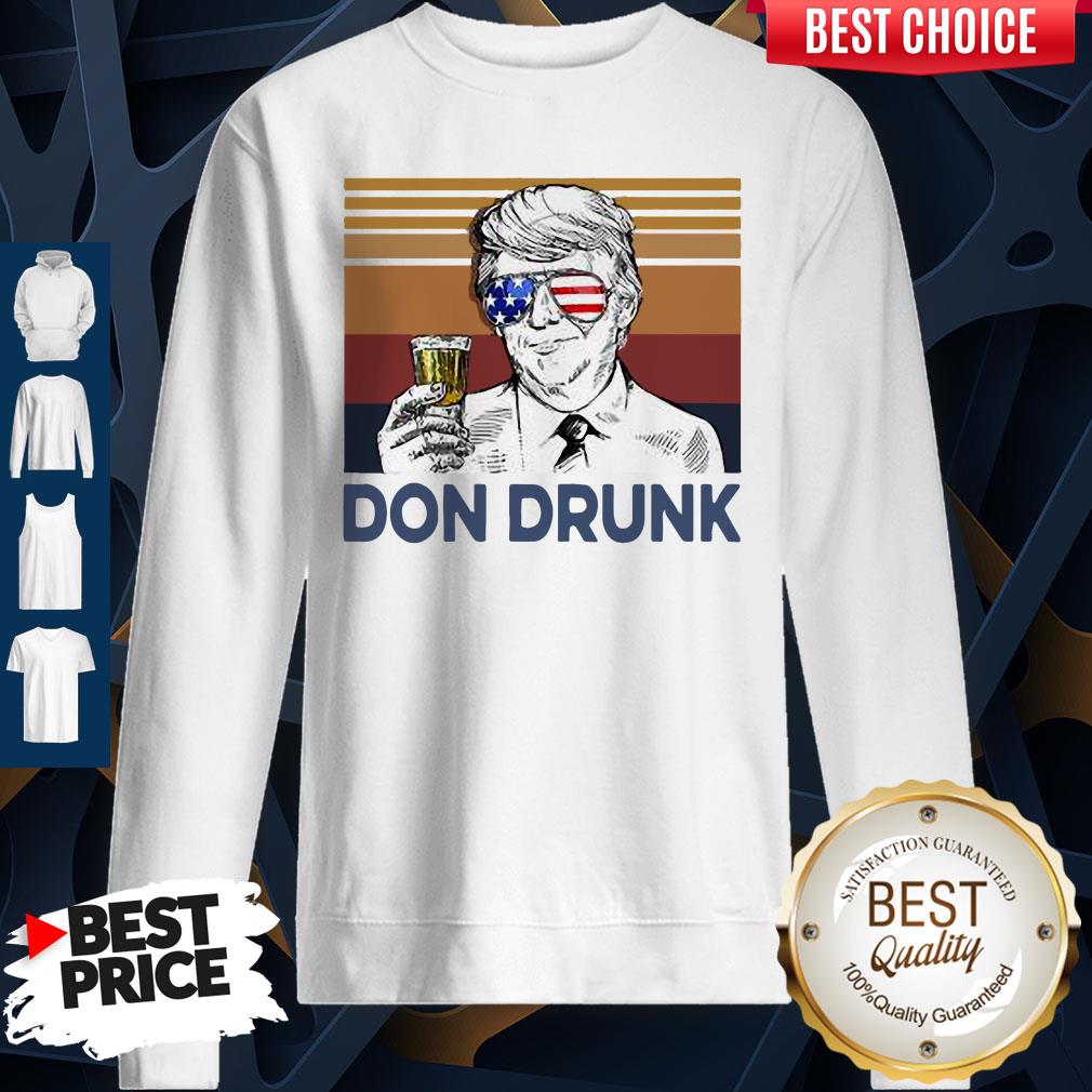 US Drink Don Drunk Donald Trump Independence Day Vintage Shirt