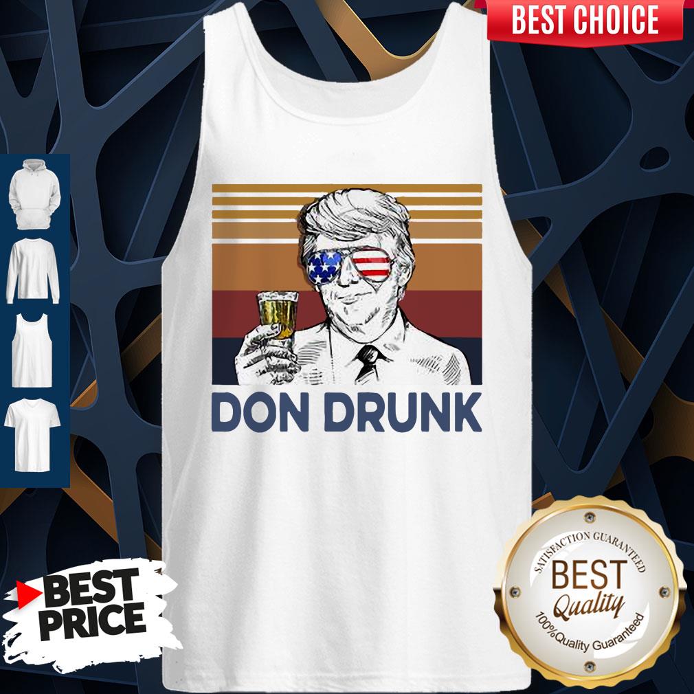 US Drink Don Drunk Donald Trump Independence Day Vintage Shirt