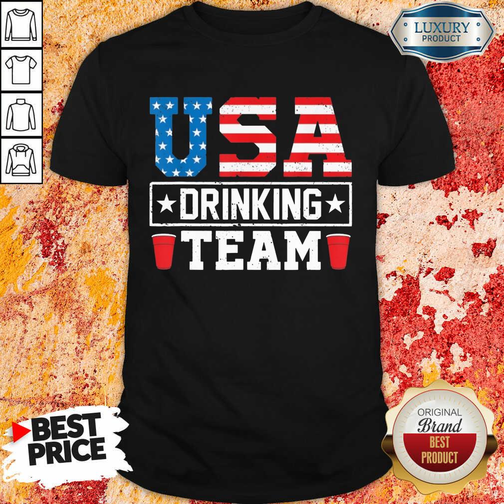 Usa Drinking Team 4th Of July Shirt