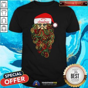 Pretty Merry Christmas Santa Claus Shirt