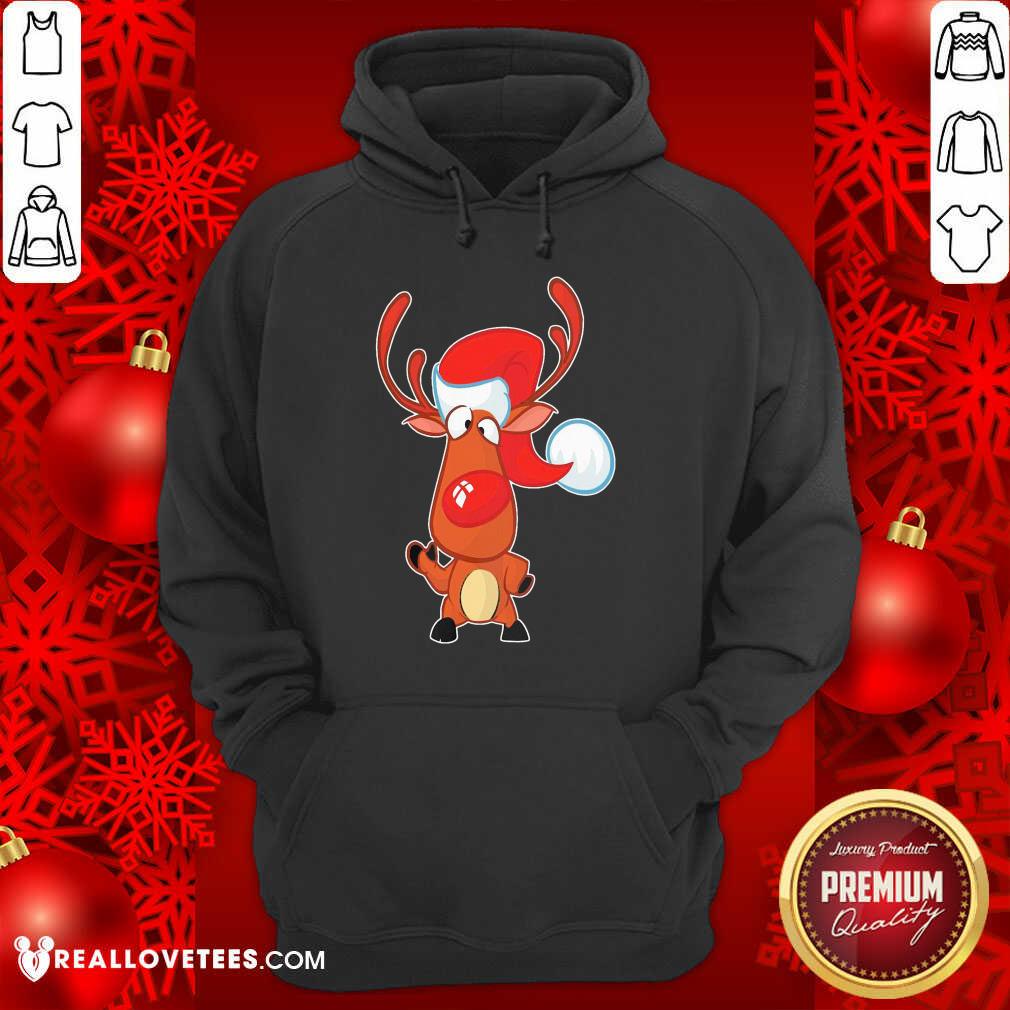 Premium Reindeer Santa Christmas Shirt