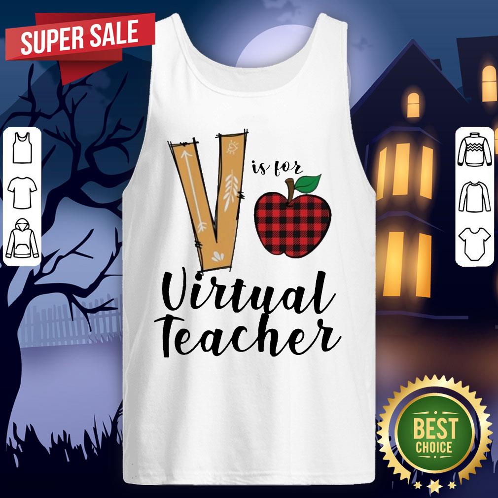 V Is For Apple Principal Teacher Shirt