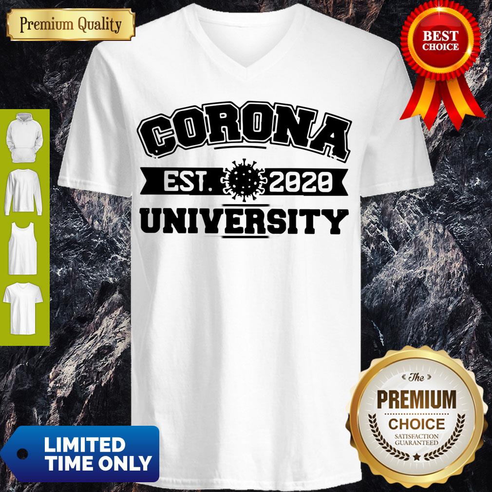 Official Corona University Est 2020 Homeschool Quarantine Shirt