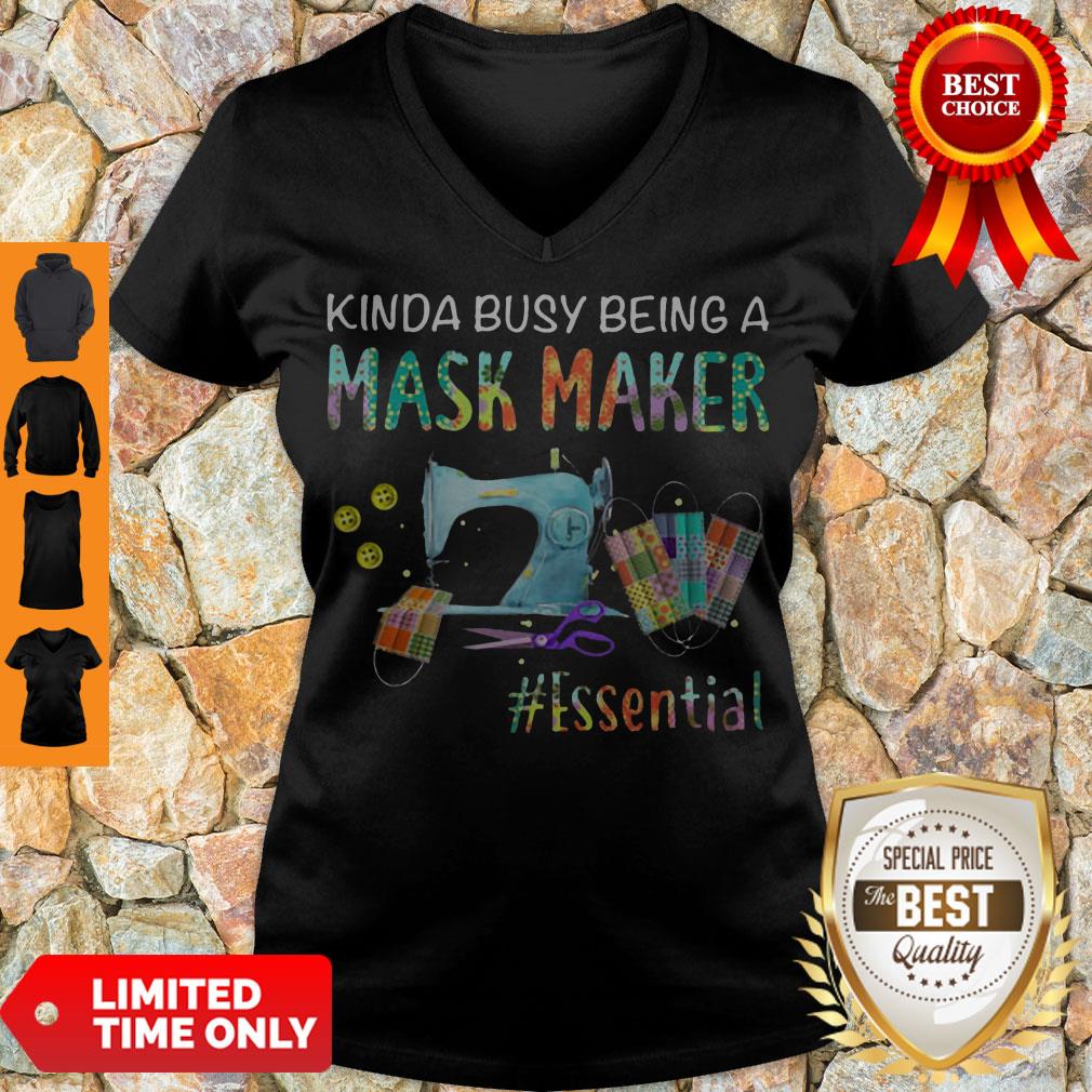 Awesome Kinda Busy Being A Mask Maker Essential Mask Shirt