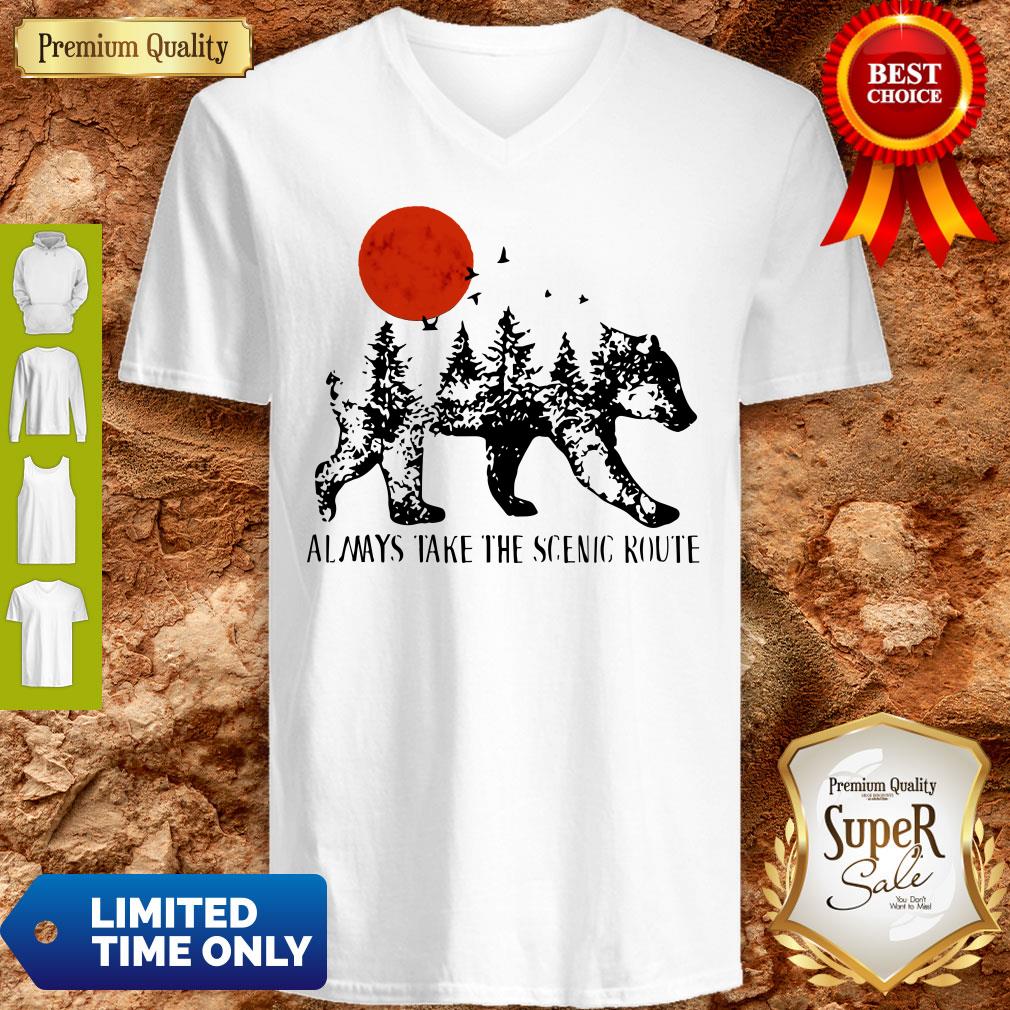 Official Bear Always Take The Scenic Route Shirt
