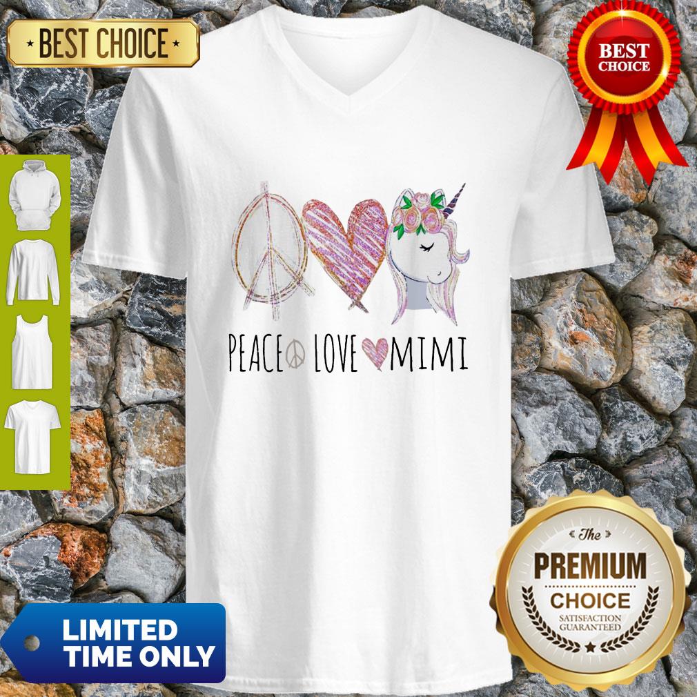 Official Peace Love Mimi Unicorn Shirt