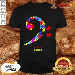 Good Bass Players United Rocks For Autism Shirt